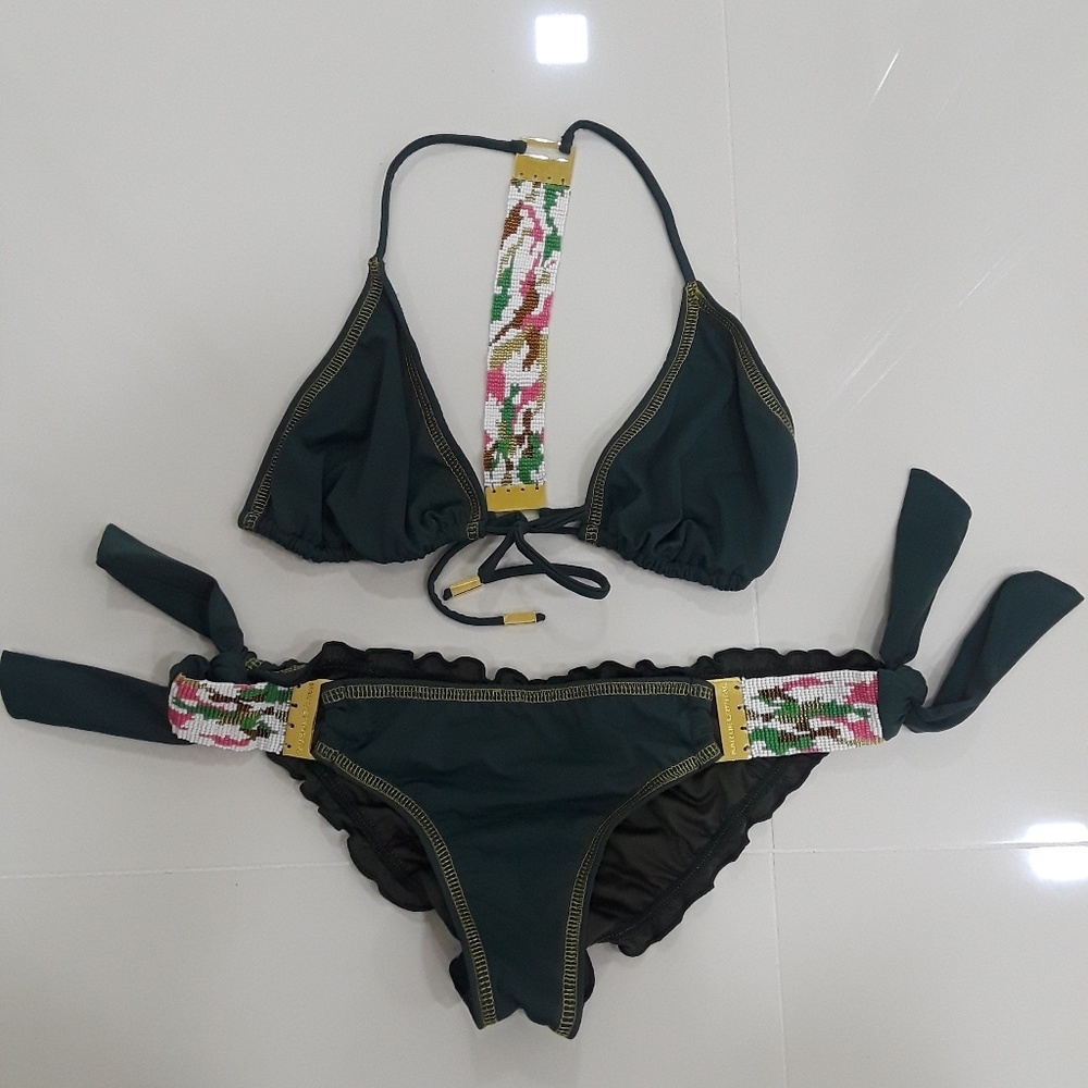 Colombian swimwear w/Miyuki details